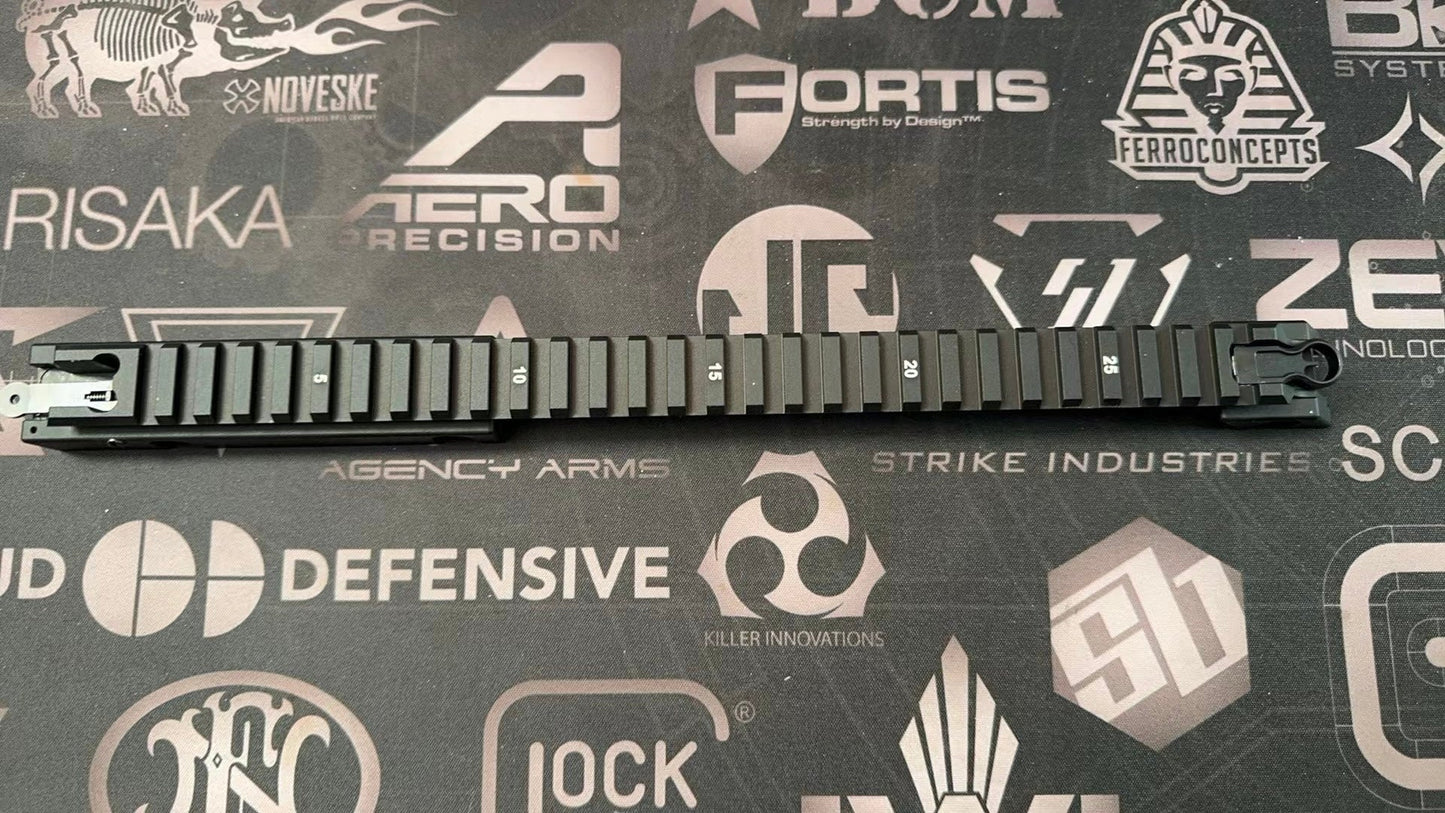 G36 Ka4 Aluminum Upper Rail With Flip-Up Sights Upgrade Parts