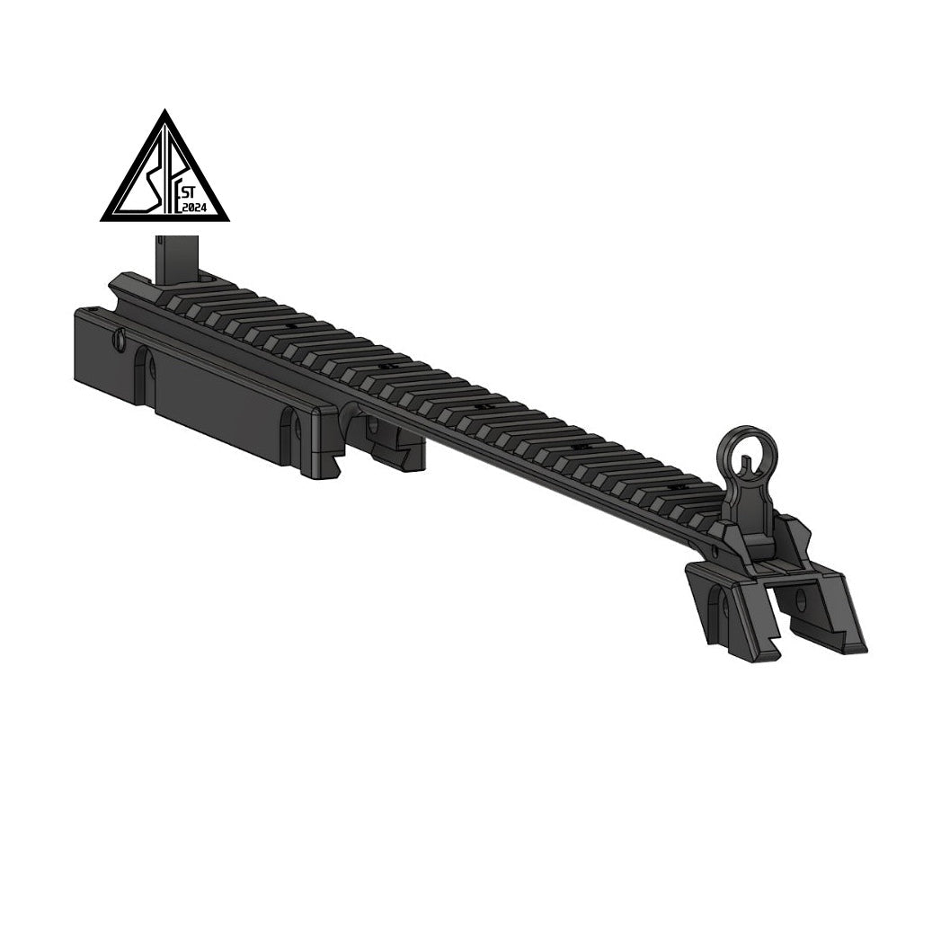 G36 Ka4 Aluminum Upper Rail With Flip-Up Sights Upgrade Parts