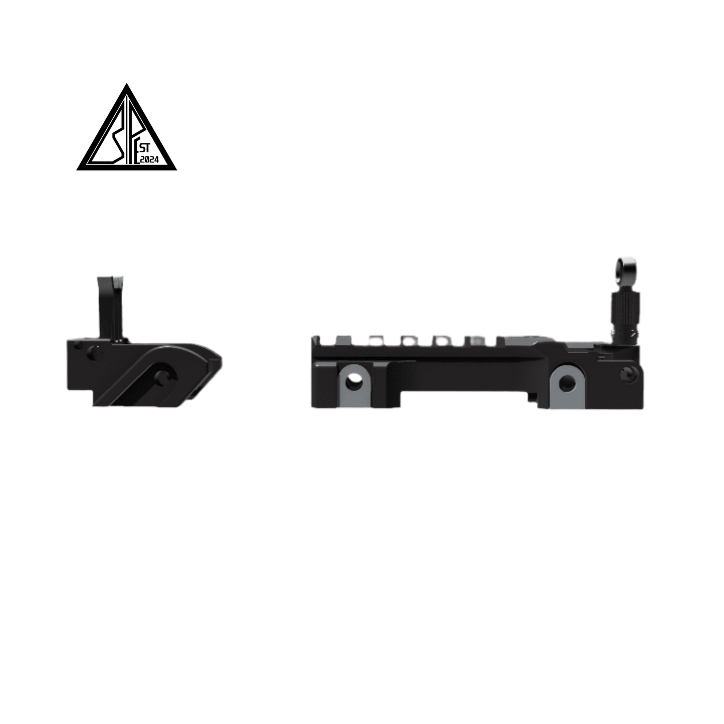 G36 KAC Style Split Upper Rail Short Version with Flip-Up Sights