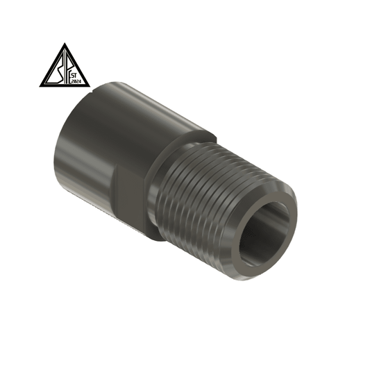 VFC MP7 M12x1 CW to M14X1 CCW Steel Thread Adapter