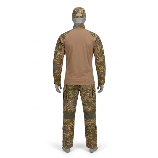 Straight back view of the KSK Multitarn mannequin
