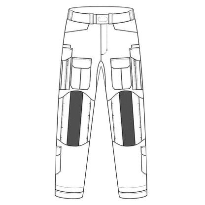 German KSK Kampfhose Combat Pants Multi-tarn anti-infrared (IR)