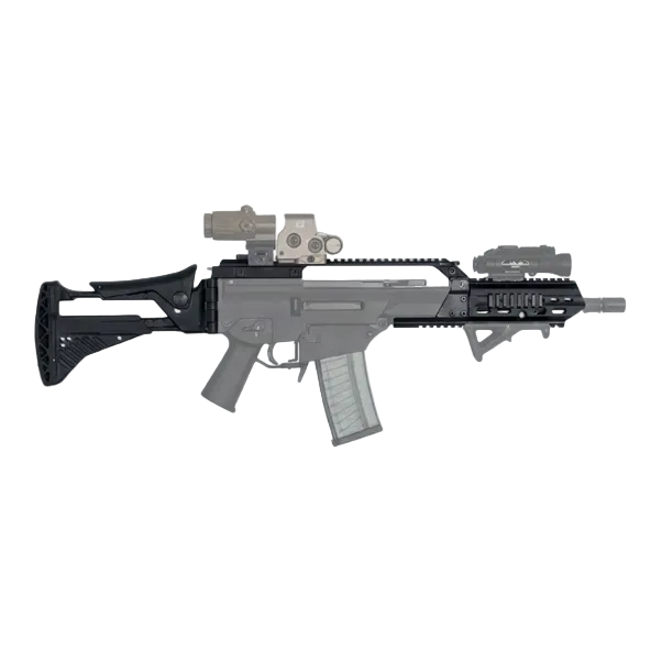 Bundle photo with the flash hider and foregrip faded to 50% opacity